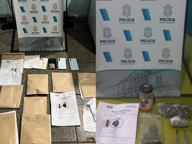 Tres allanamientos por venta de droga, tres imputados